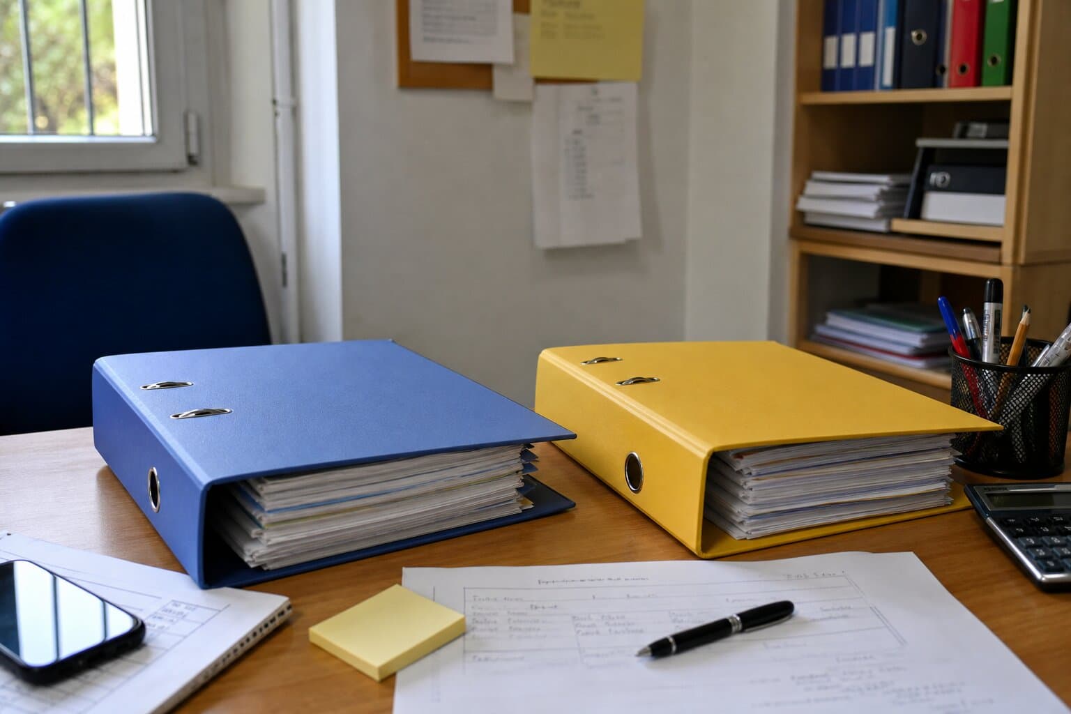 Séparation visuelle entre fonctionnement et projet